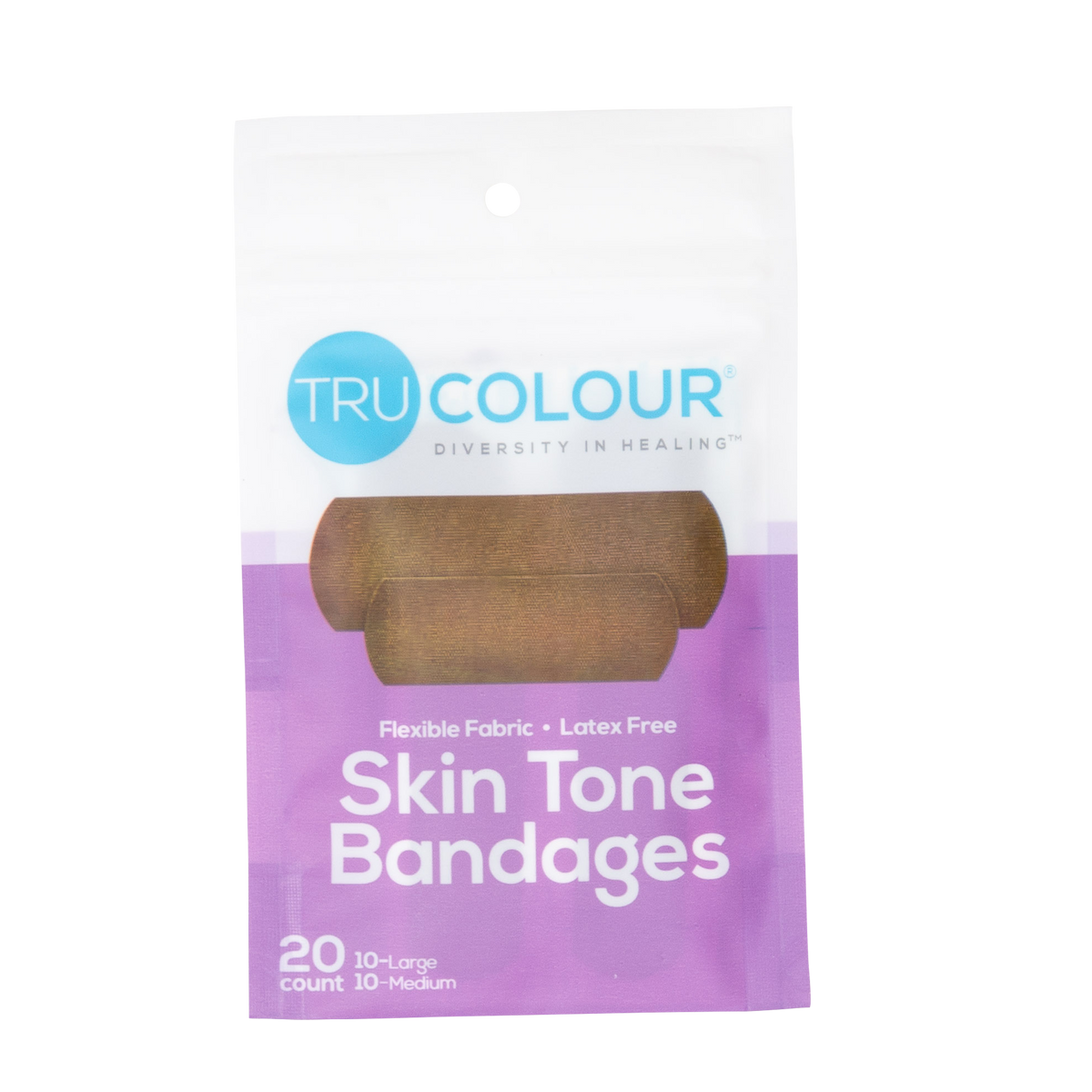 Tru-Colour Adhesive Bandages Purple - X 3 Packs – Tru Colour Bandages ...